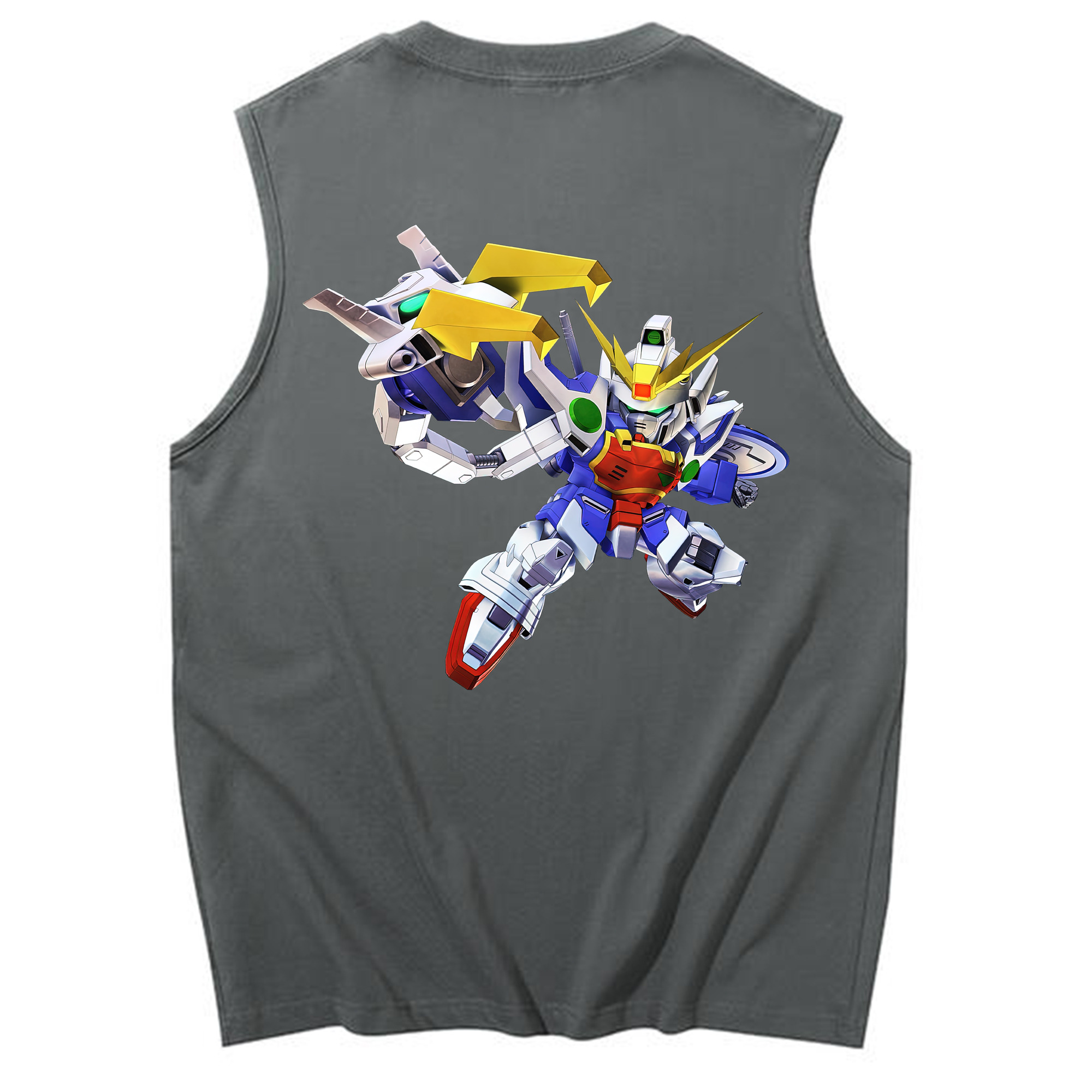 （画像用） 機動戦士ガンダム Mobile Suit Gundam コットン100％タンクトップ（背面プリント）